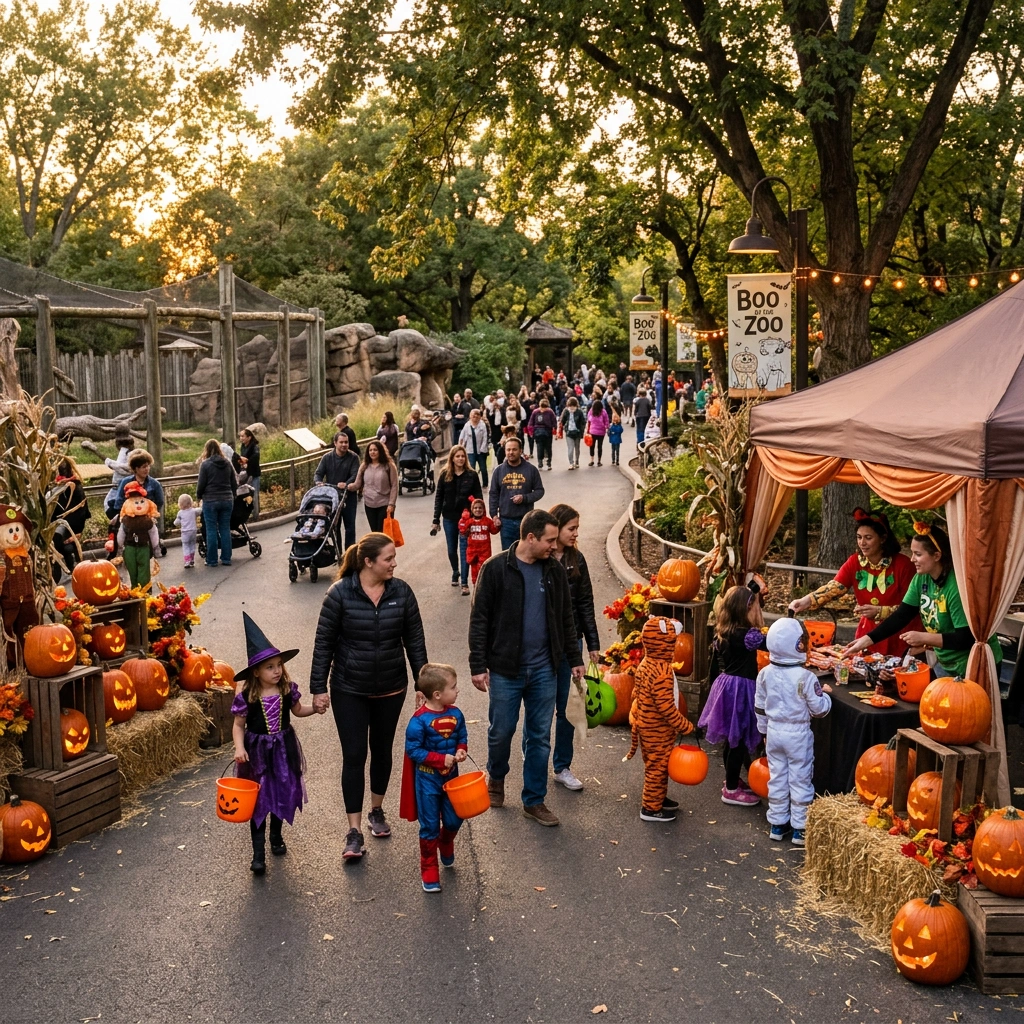Family at ZooBoo